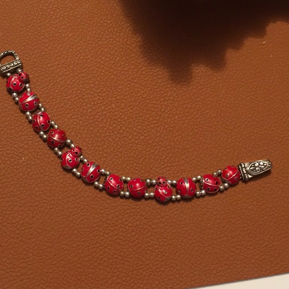 Vintage Lady Bug Bracelet - Picture 1 of 8